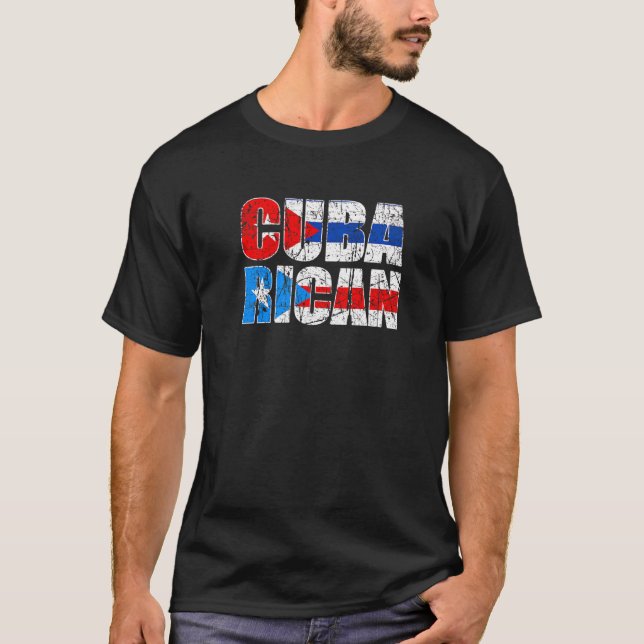 Camiseta Cuba: Puerto Rico Cuba Puerto Rico (Anverso)