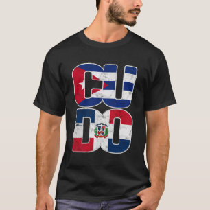 Camiseta Cuba República Dominicana Banda de Bandera Cubana 