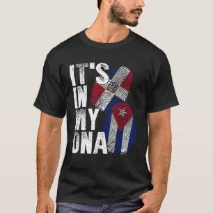 Camiseta Cuba República Dominicana en mi orgullo de ADN Cub