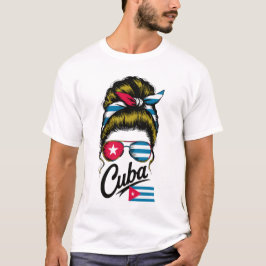 Camiseta Cuba Retro Bandana y Gafas de Sol  – P Estilo Cuba