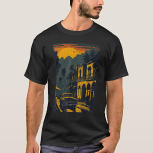 Camiseta Cuba Retro Orgullo cubano estilo de los años 70