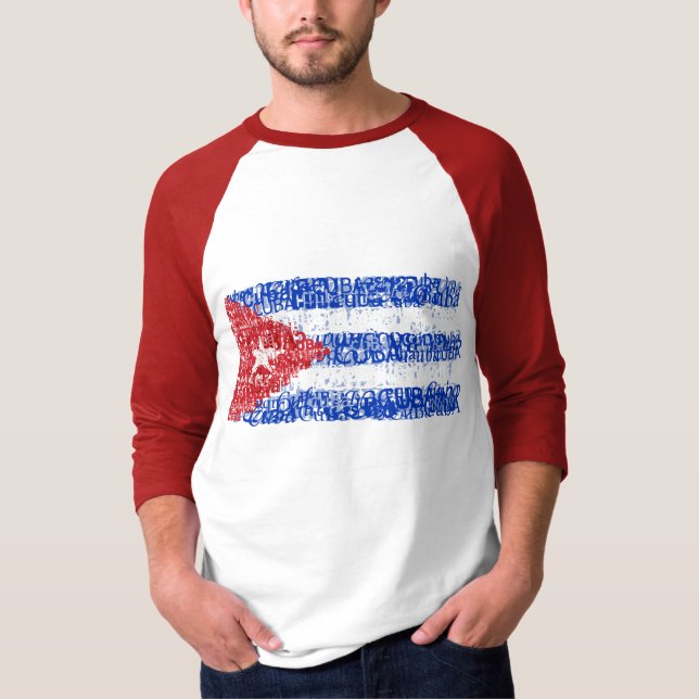Camiseta Cuba textual (Anverso)