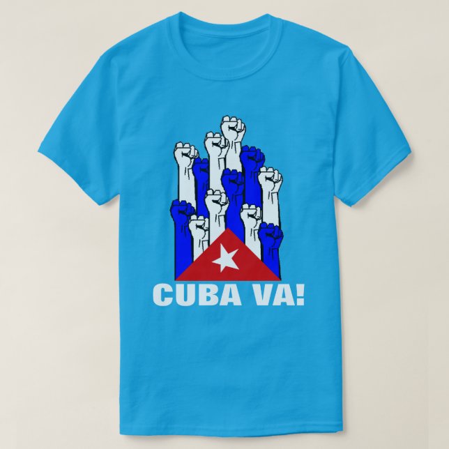 CAMISETA ¡CUBA VA! (Diseño del anverso)