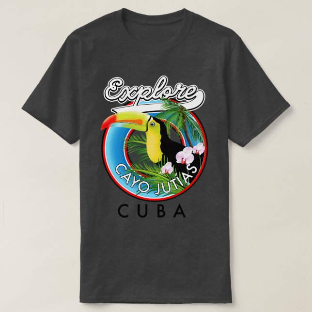 Camiseta Cuba Viajes de Cayo Jutas (Diseño del anverso)