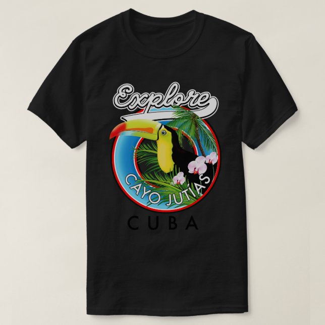 Camiseta Cuba Viajes de Cayo Jutas (Diseño del anverso)