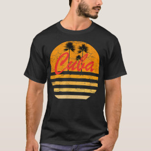 Camiseta Cuba Vintage Retro 70 Throwback Surf T