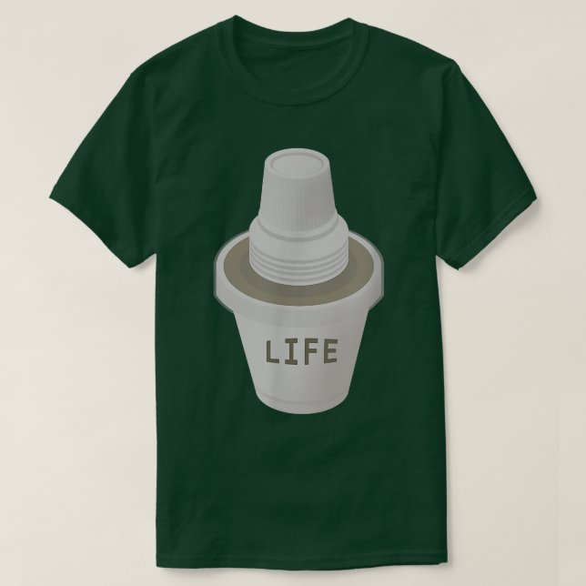 Camiseta Cuban Cafecito Colada Is Life  (Diseño del anverso)