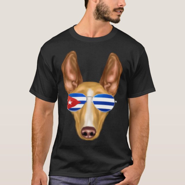 Camiseta Cuban Flag Cirnechi dellu2019Etna Dog Cuba Pocket (Anverso)