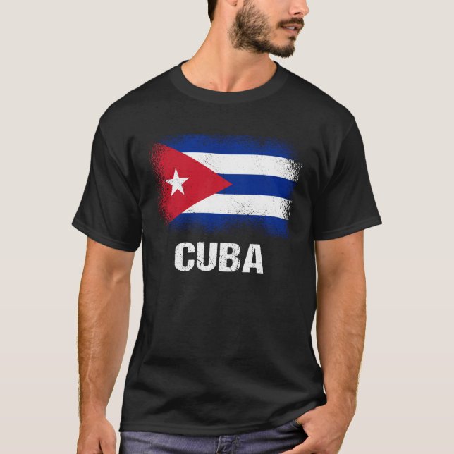 Camiseta Cuban Flag Cuba 1 (Anverso)