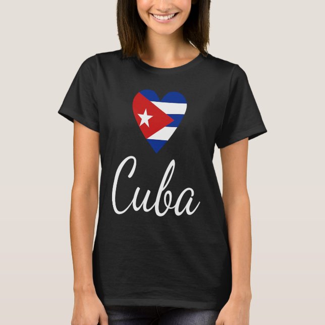 Camiseta Cuban Flag Cuba Pride Cuba Travel Proud Cuban Cuba (Anverso)