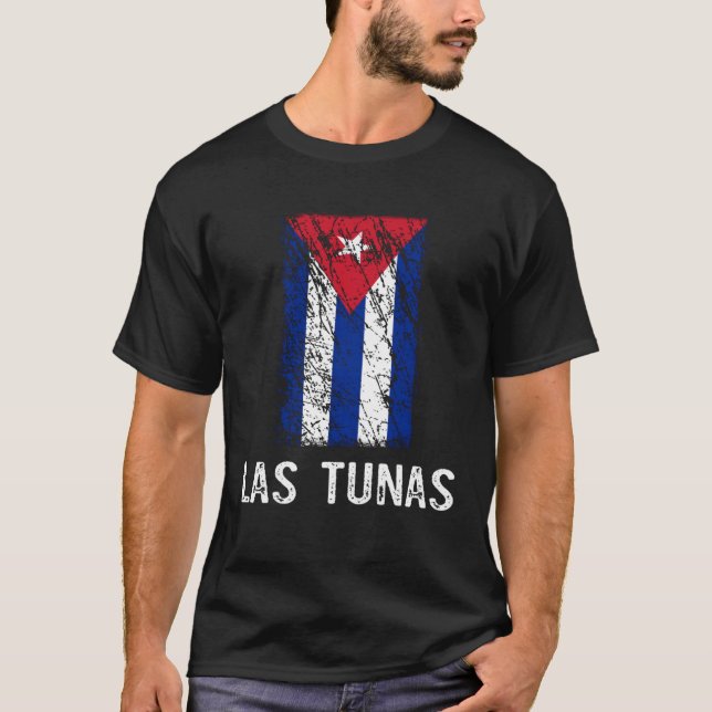 Camiseta Cuban Flag Las Tunas Cuban Pride (Anverso)