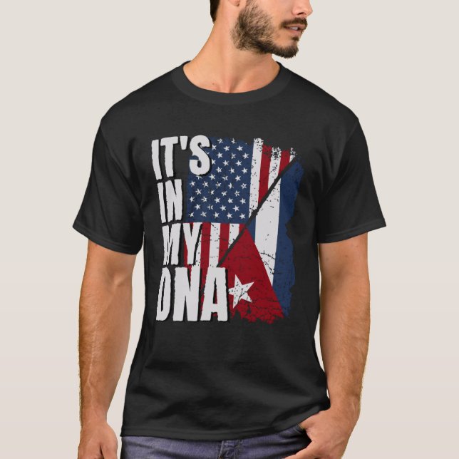 Camiseta Cuban Pride Cuban American Cuba Flag (Anverso)