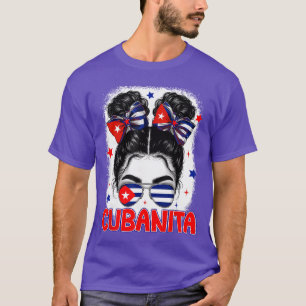Camiseta Cubanita cubana bandera de Cuba chica herencia his