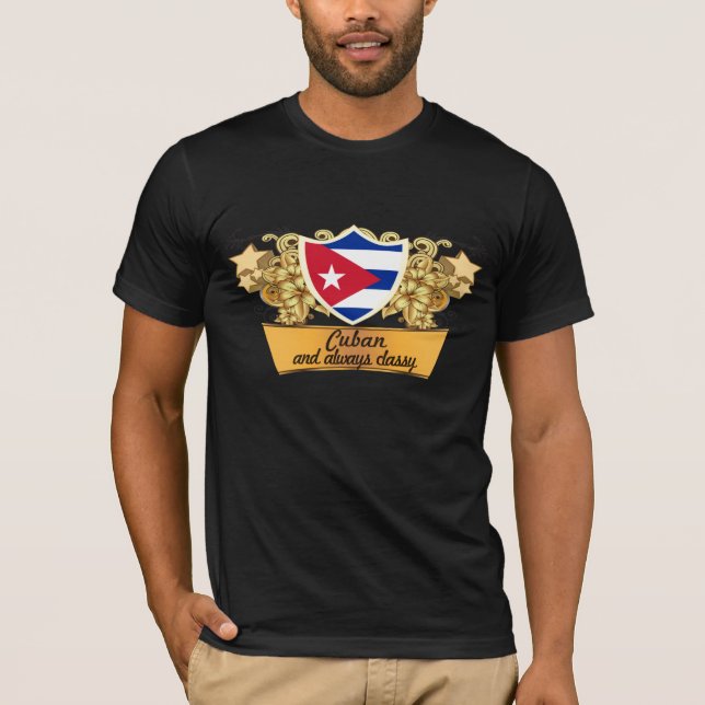 Camiseta Cubano con clase (Anverso)