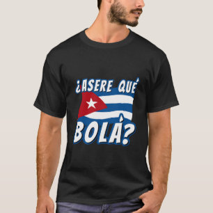 Camiseta Cubano gracioso dice La Habana Bandera Cuba Asere 