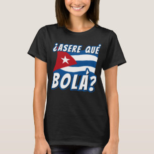Camiseta Cubano gracioso dice La Habana Bandera Cuba Asere 