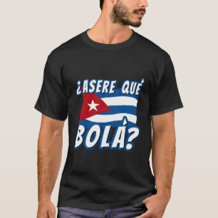 Camiseta Cubano gracioso dice La Habana Bandera Cuba Asere 