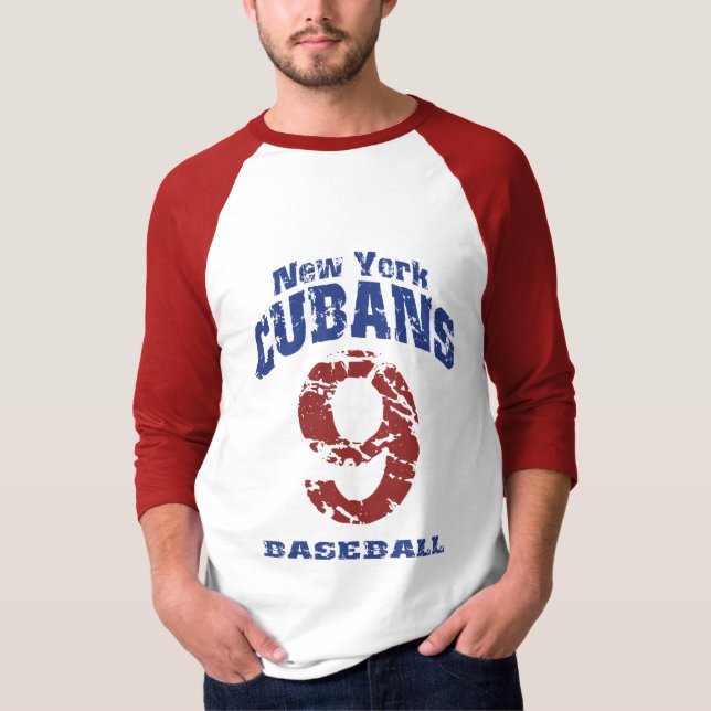 Camiseta cubanos #9 (Anverso)