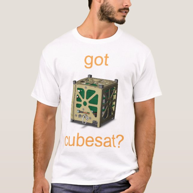 Camiseta cubesat conseguido - frente (Anverso)