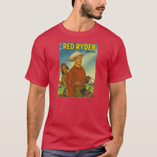 Camiseta Cubierta 1951 de cómic ROJA de RYDER de la