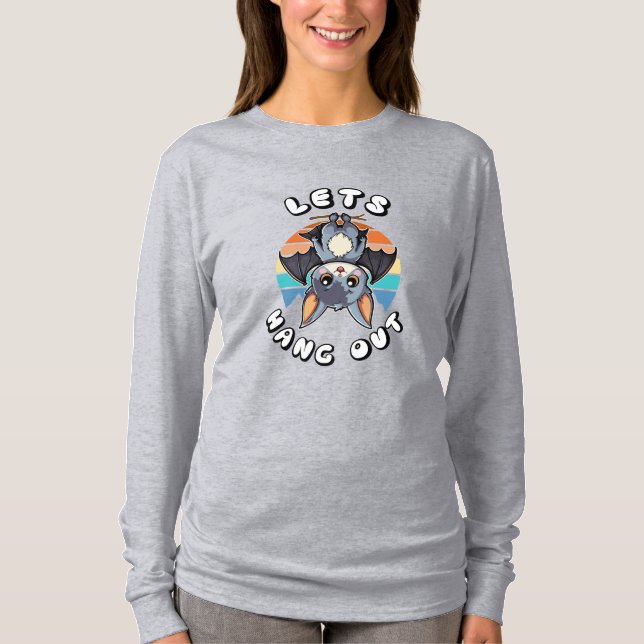 Camiseta Cubierta colgada y atardecer retro | Vamos a colga (Anverso)