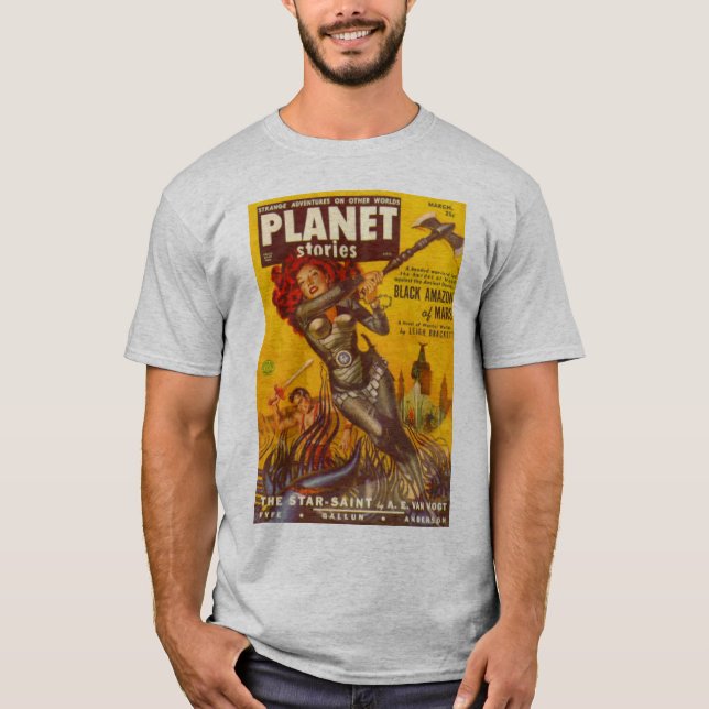 Camiseta Cubierta cómica del planeta (Anverso)
