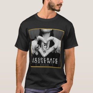 CAMISETA CUBIERTA DE ÁLBUM / ESPOSA DE LA VIVIENDA DESESPE