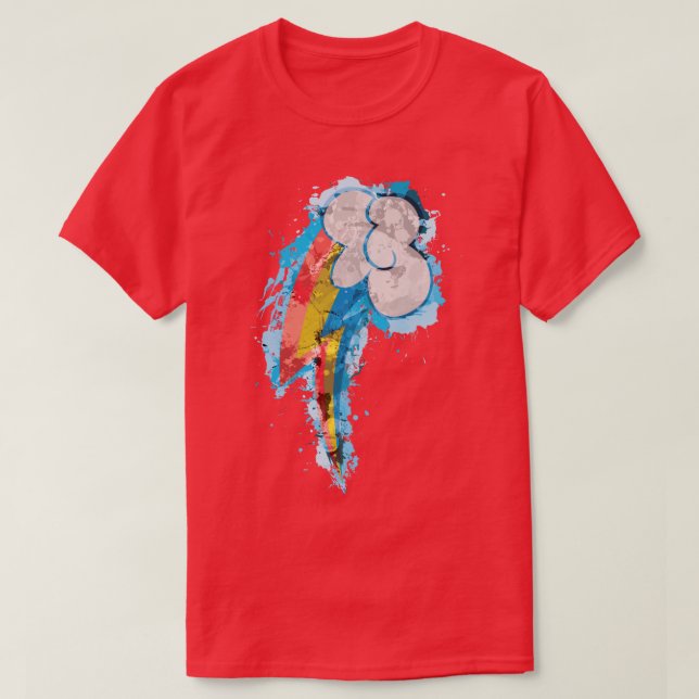 Camiseta Cubierta de arcoiris CM Splatt (Diseño del anverso)