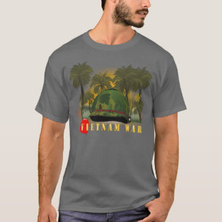Camiseta Cubierta de casco de la era de Vietnam MELOVEYOULO