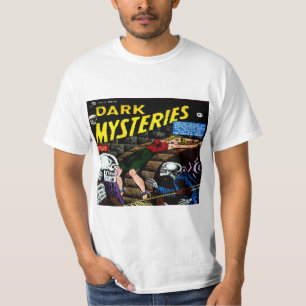 Camiseta Cubierta de cómic clásica de los misterios oscur