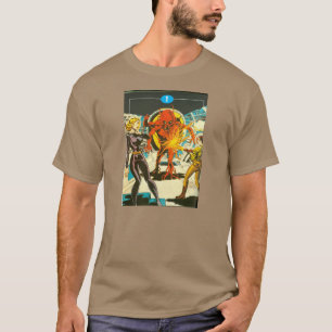 Camiseta Cubierta de cómic MISTERIOSA de la ciencia ficci