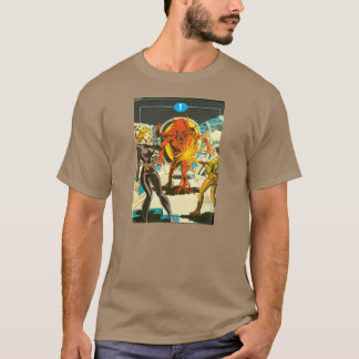 Camiseta Cubierta de cómic MISTERIOSA de la ciencia ficción