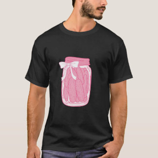 Camiseta Cubierta de coqueta de piquetes con espiga gruesa 