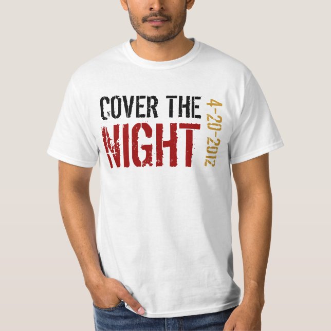 Camiseta Cubierta de Kony la noche (Anverso)
