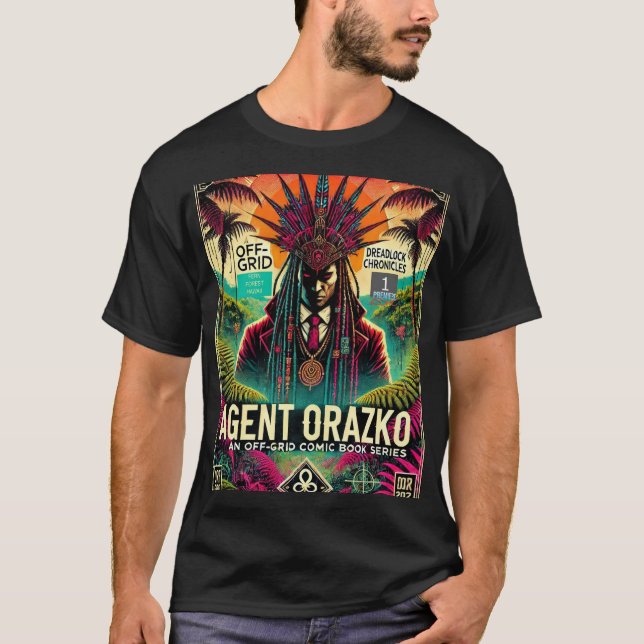CAMISETA CUBIERTA DE LA EMISIÓN DE AGENTE 1 DE ORAZKO (Anverso)