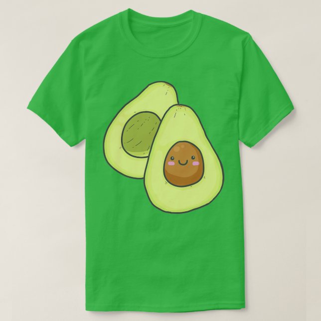 Camiseta Cubierta de máscara facial de aguacate (Diseño del anverso)