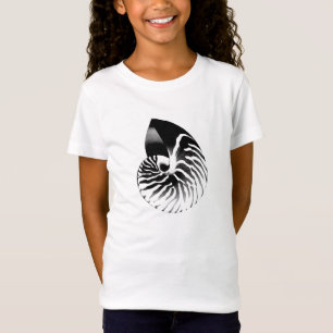 Camiseta Cubierta de Nautilus - negro, gris y blanco