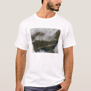 Camiseta Cubierta de nieve que estira de Tejas del noreste