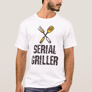 Camiseta Cubierta de parrilladas serie Grill BBQ master Gri