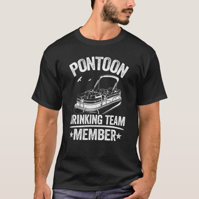Camiseta Cubierta de Pontoon Equipo de Bebida Miembro Boer  (Anverso)