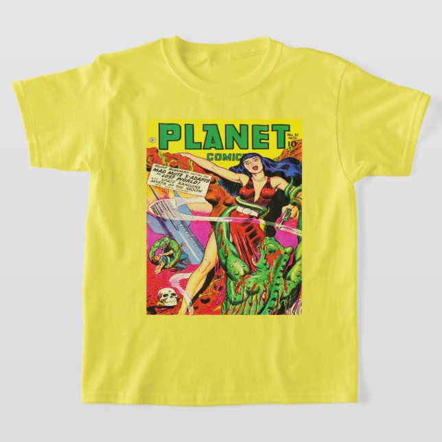 CAMISETA CUBIERTA DE PUBLICACIÓN DE SCI FI COMICS DE CLASSI (Distribución)