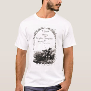 Camiseta Cubierta 'de un bosquejo de la historia los