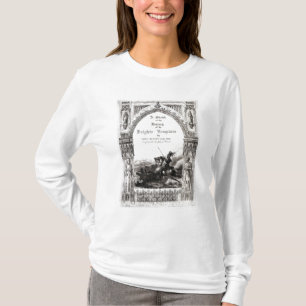 Camiseta Cubierta 'de un bosquejo de la historia los