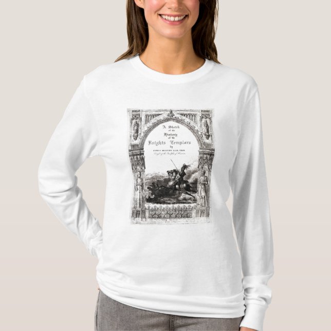 Camiseta Cubierta 'de un bosquejo de la historia los (Anverso)