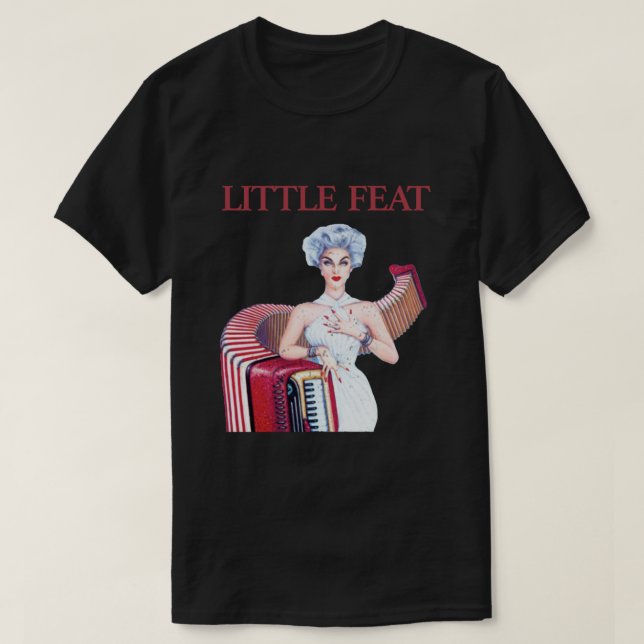 Camiseta Cubierta del álbum de pollo de Little Feat Dixie (Diseño del anverso)