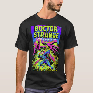 Camiseta Cubierta del cómic de Marvel Médico Strange Neon