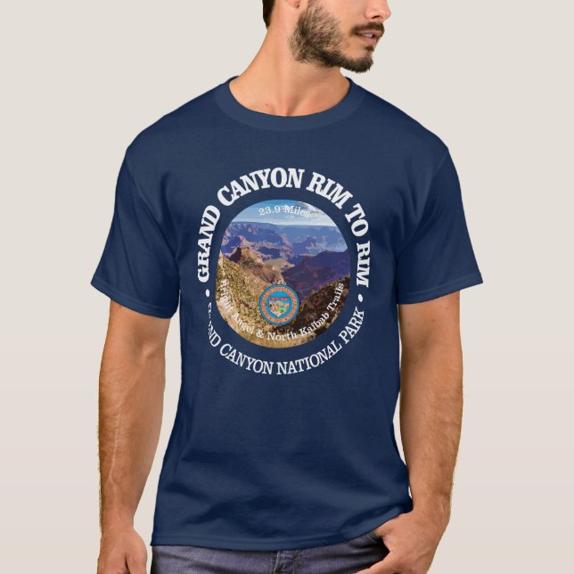 Camiseta Cubierta del Gran Cañón a la cuenca (ª) (Anverso)