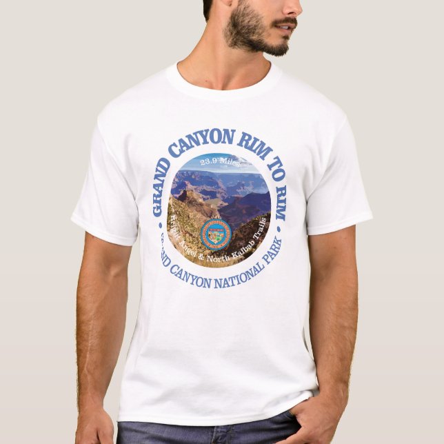 Camiseta Cubierta del Gran Cañón a la cuenca (ª) (Anverso)
