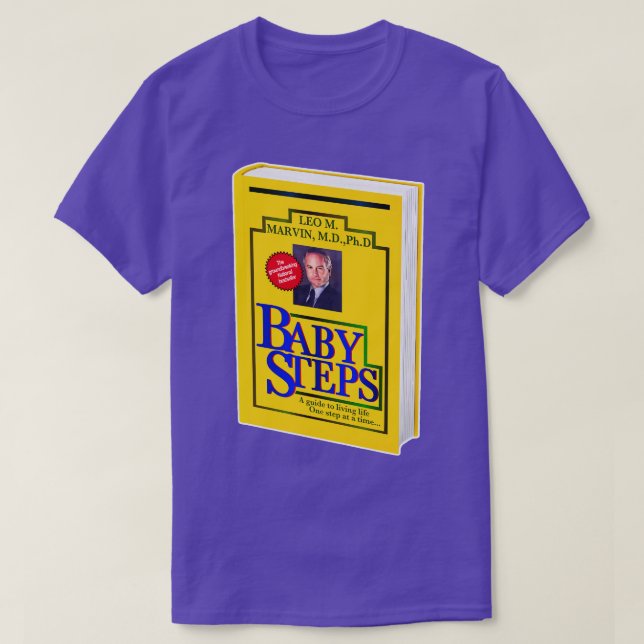 Camiseta Cubierta del libro Baby Steps Dr Leo Marvin (Diseño del anverso)
