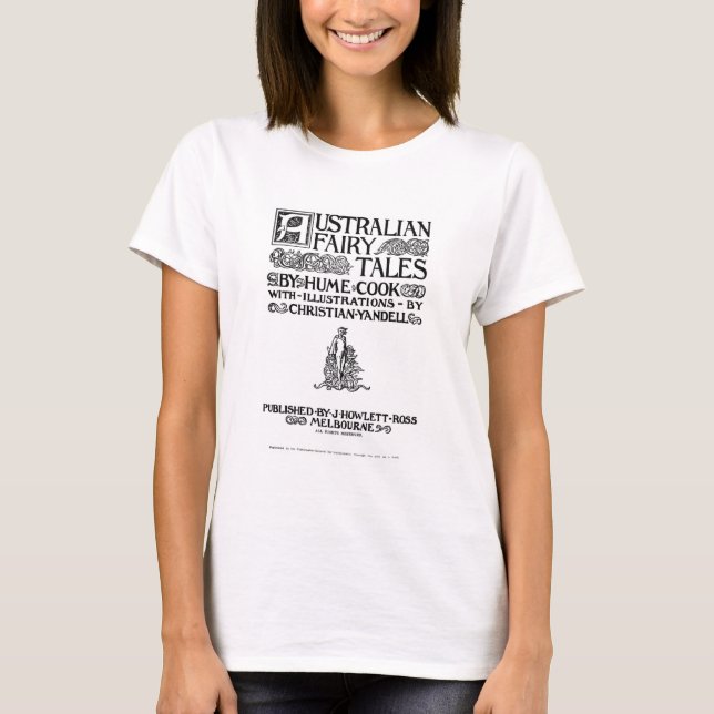 Camiseta Cubierta del libro de cosechas de hadas australian (Anverso)